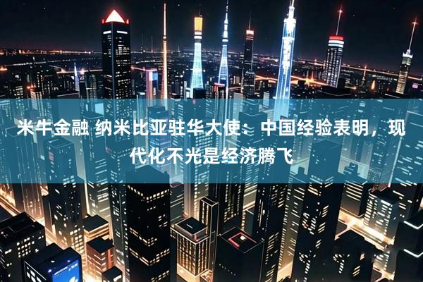米牛金融 纳米比亚驻华大使：中国经验表明，现代化不光是经济腾飞