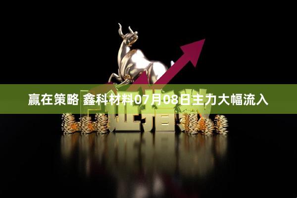 赢在策略 鑫科材料07月08日主力大幅流入