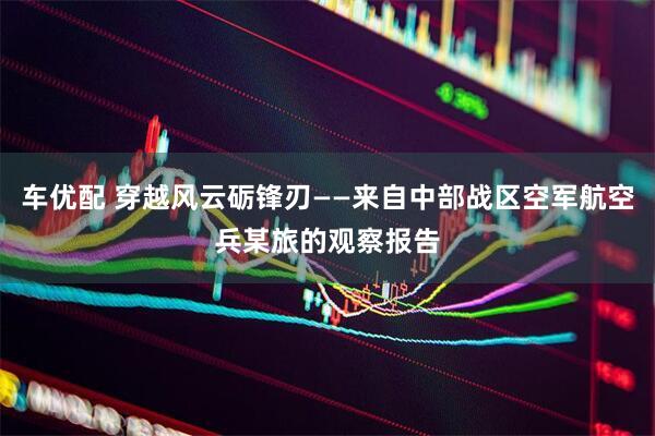 车优配 穿越风云砺锋刃——来自中部战区空军航空兵某旅的观察报告