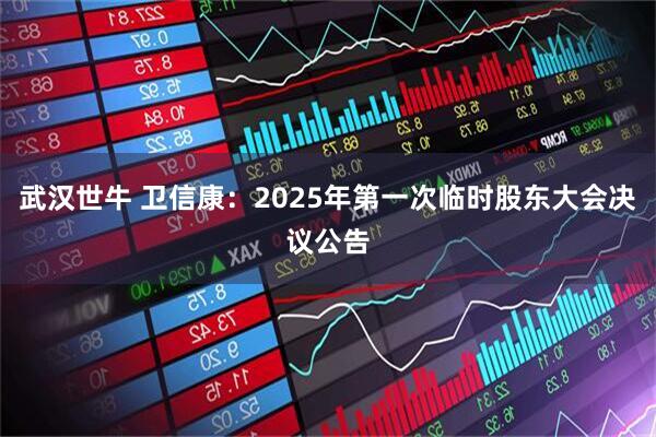 武汉世牛 卫信康：2025年第一次临时股东大会决议公告