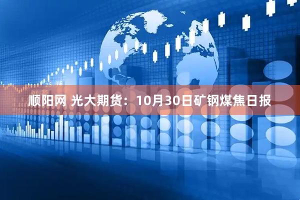 顺阳网 光大期货：10月30日矿钢煤焦日报